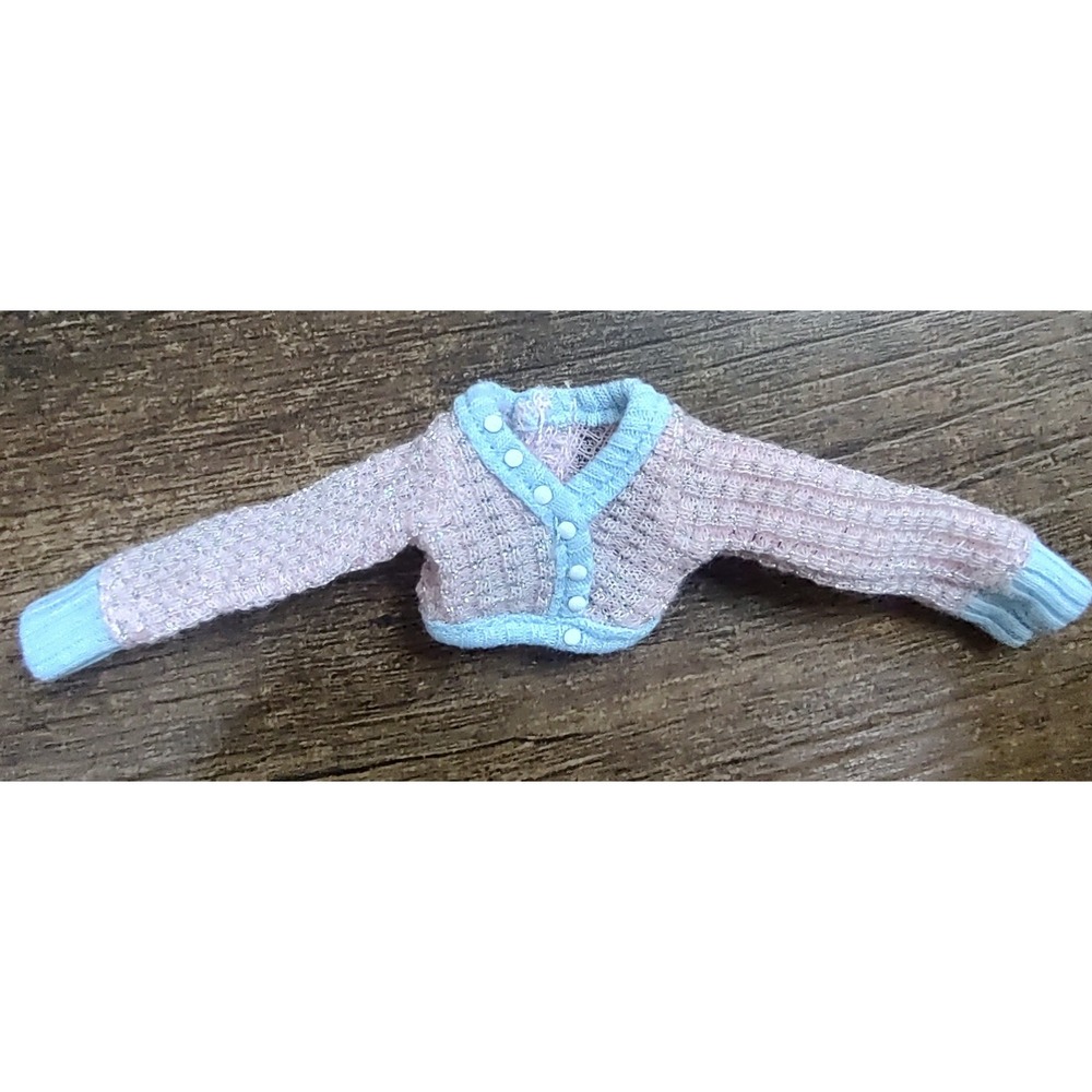 LOL Surprise OMG Pink Blue Glitter Knit Sweater Snowlicious Winter Disco Z13
